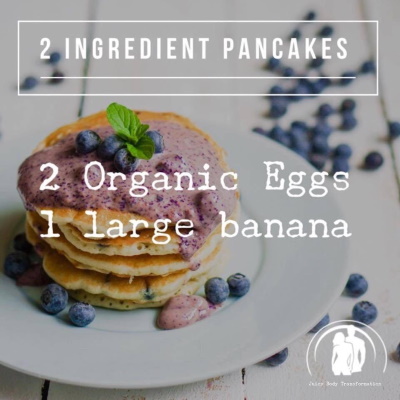 2 Ingredient pancakes